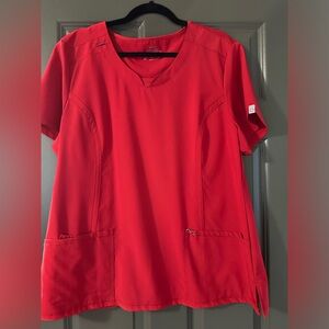 Cherokee Infinity stretch round neck scrub top